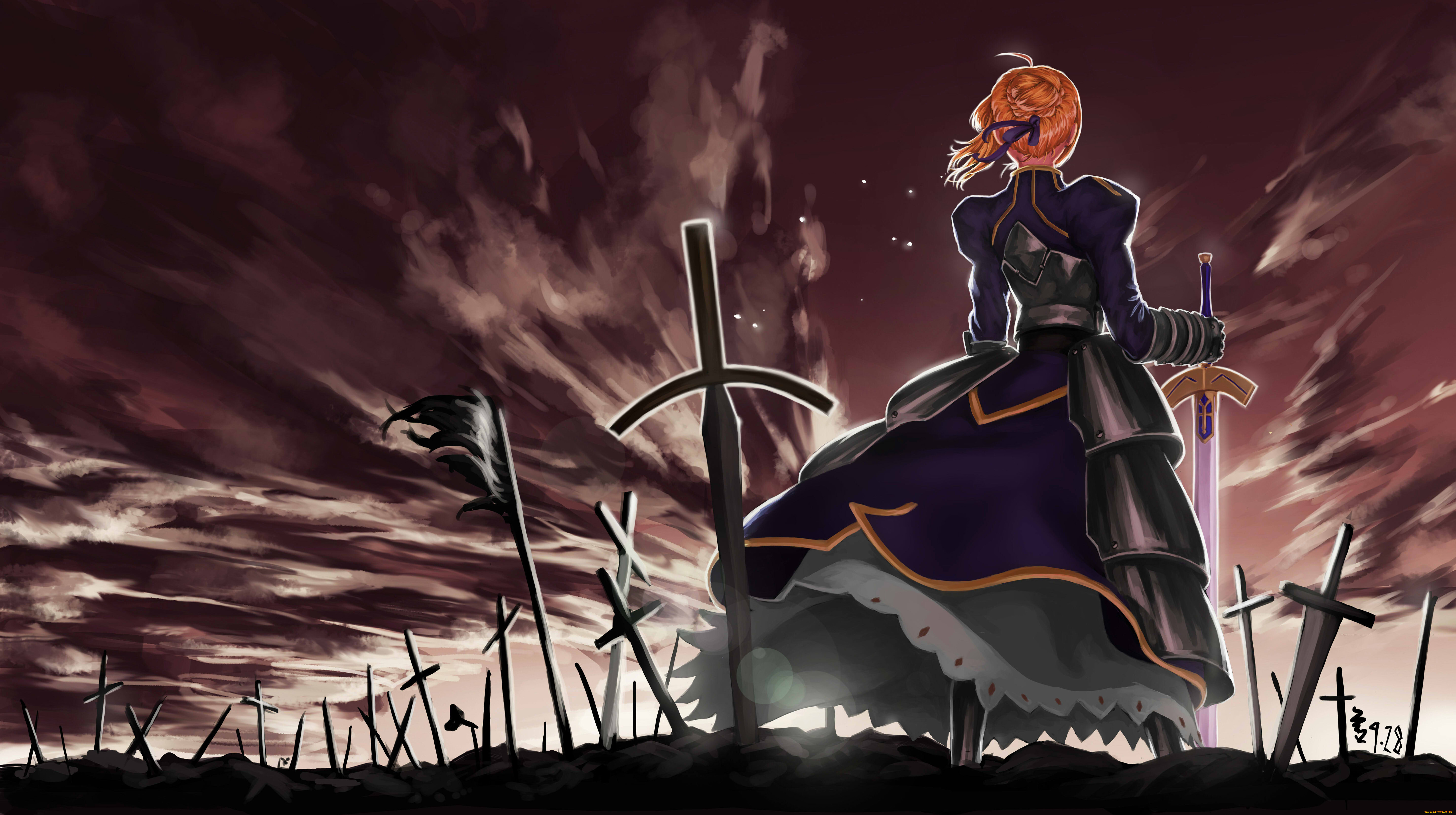 , fate, zero, fatezero, saber